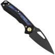 Kubey KB Knives Coeus Black Titanium/Timascus, Black DLC CPM S35VN (KB286B)