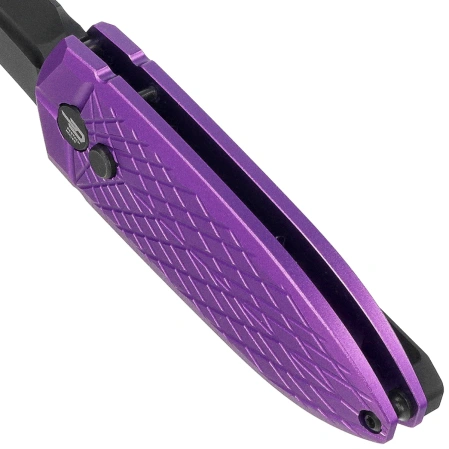 Nóż składany Bestech QUQU Purple Aluminium, Black DLC 14C28N by Gogo (BG57B-5)
