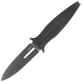 Nóż składany ANV Z400 BB Black G10, Black DLC Sleipner (ANVZ400-015)