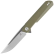 Nóż składany Bestechman Dundee OD Green G10, Grey PVD / Satin D2 by Ostap Hel (BMK01E)
