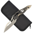 WE Knife Arrakis Champagne Ti / CF, Satin M390 by Elijah Isham (906CF-A MYSTERY BOX)