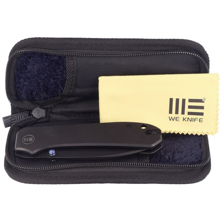 WE Knife Big Banter Black G10, Black Stonewashed CPM 20CV by Ben Petersen (WE21045-1)