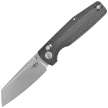 Bestech Slasher Black Micarta, Stonewashed D2 Knife (BG56A-1)