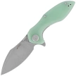 Nóż składany Kubey Nobel Jade G10, Beadblasted 14C28N (KU236M)