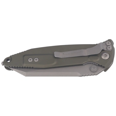 Microtech Socom Elite S/E-M Warcom Signature Knife OD Green Aluminum, Apocalyptic M390MK by Tony Marfione (259-10APODS)
