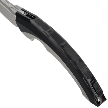 Nóż składany Rike Knife RK-Lamella-BP Black DLC Titanium, Satin M390
