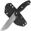 Kubey Bearcat Knife Black G10, Beadblasted 14C28N by Maksim Epifantsev (KU426A)