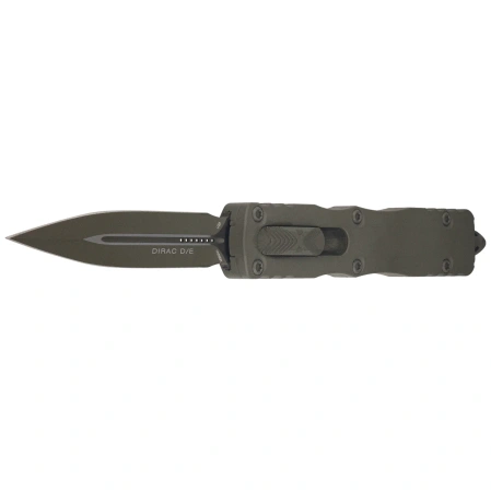 Microtech Dirac D/E OTF Knife Cerakote Moss Green Aluminium, Cerakote Moss Green M390MK by Tony Marfione (225-1CMG)
