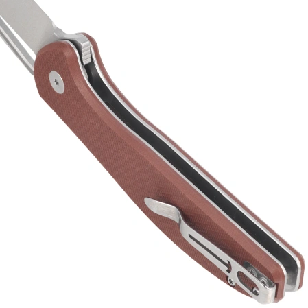 Nóż składany Bestechman Whalefin Brown G10, Stonewashed / Satin D2 (BMK18C)