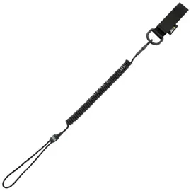 Smycz M-Tac Retraktor Lite Kombinowana Z D-Ringiem Black (51436302)