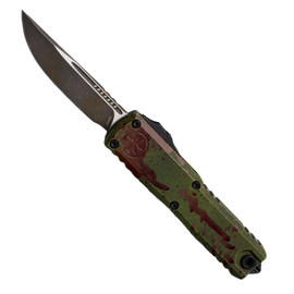 Nóż automatyczny OTF Microtech UTX-85 Gen IV S/E Signature Outbreak Aluminium, Outbreak M390MK by Tony Marfione (12314-1OBDS)