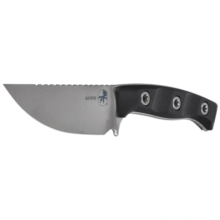Microtech Akris S/E Knife Black G10, Stonewashed M390MK by Tony Marfione (95-10BK-6)