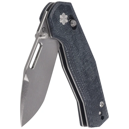 Nóż składany Maserin CB-1 Black Micarta, Stonewashed MagnaCut (632/MCN)
