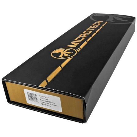 Nóż kuchenny Microtech Santoku 6" Titanium Bolster/Ivory G10, Stonewashed M390MK (3200B-10IV)