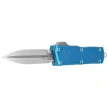 Microtech Scarab II Gen III Executive D/E OTF Knife Blue Aluminum, Stonewashed M390MK by Tony Marfione (1175-10BL)