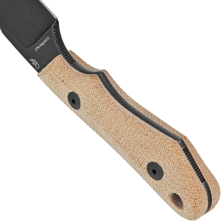 Viper Handy Natural Canvas Micarta, Black Stonewashed MagnaCut by Fabrizio Silvestrelli Knife (VT4042CN)