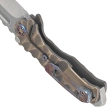 Nóż składany Medford Micro Praetorian T Tanto, Bronze ''Predator'' Titanium, Flm HW, Brsh/Flm Clip, Tumbled S45VN by Greg Medford (MK0084TT-36A1-TFCF-BN)