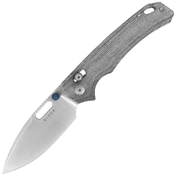 Nóż składany Kizer Outposter Black Norplex UltreX™ Micarta, Satin Nitro-V (V3802CDA1)