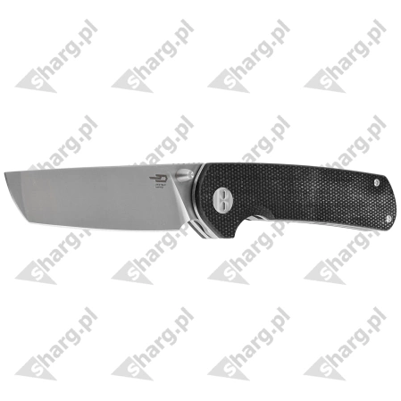 Nóż składany Bestech Sledgehammer Black Micarta, Satin /  Stonewashed D2 (BG31C)