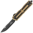 Microtech Scarab II Gen III S/E OTF Knife Tan Aluminum, Black M390MK by Tony Marfione (1278-1TA)