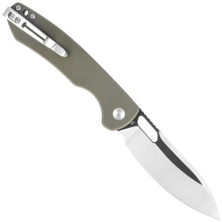Bestechman Firebird Knife OD Green G10, Satin / Black PVD D2 (BMK05C)