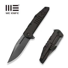 Nóż składany WeKnife Temper LE ???/200 Charcoal Gray Titanium, Polished Gray M390 (WE25079-2)