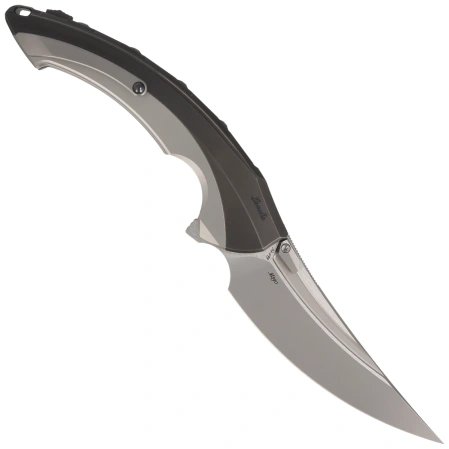 RikeKnife Lamella Dark Gray Titanium, Satin M390 (RK-Lamella-DP)