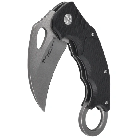 Maserin Karambit 42014/G10N Knife Black G10, Stonewashed 420