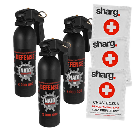 Sharg NATO Defence Pepper Spray Gel 2 Million SHU 400ml HJF (40400-H)