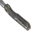 Microtech MSI S/E Knife Fluted Distressed Grenade Green Aluminum, Apocalyptic M390MK by Tony Marfione (210-10FLDGG-U25)