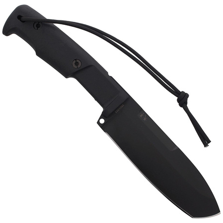 Extrema Ratio Selvans No Kit Knife Black Forprene, Black N690 MIL-C by Daniele Dal Canto (04.1000.0129/BLK-GNK)