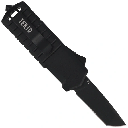 Nóż automatyczny OTF Tekto A2 Badger Mini T/E Carbon Fiber / Aluminum, Black Titanium D2