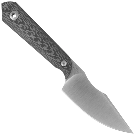 Kizer Mini Harpoon Knife Carbon Fiber, Satin M390 by Maverick Customs (1040S8)
