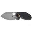 BlackFox Puffy Knife Black G10, Stonewashed 10Cr15CoMov (BF-786 G10B)