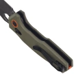 FoxEdge Crew Knife OD Green G10, Black Stonewashed 9Cr14Mov (FE-040 G10OD)