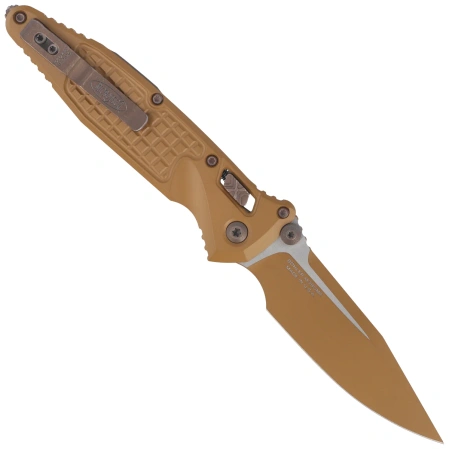 Nóż składany Microtech Socom Ram-Lok S/P-M Cerakote RAL-8000 Frag Aluminium, Cerakote RAL-8000 M390MK by Tony Marfione (160RL-1FRCRA-Z23)