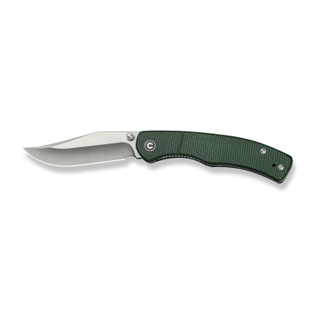 Civivi Clingman Knife Green Canvas Micarta, Satin Nitro-V by Taylor Martin Best Damn EDC (C23065-4)