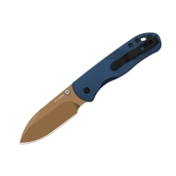 Kizer Drop Bear 292 AirTi Knife Blue Aluminum, Sunset Metal PVD M390 by Azo (K3619.292BD5)
