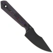 Kizer Mini Harpoon Knife Purple Haze Fat Carbon, Black Matte DLC Ultra S45VN by Maverick Customs (1040S9)