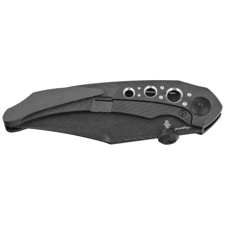 Bestech Razon Knife Black Titanium, Black PVD MagnaCut by Kombou (BT2406B)