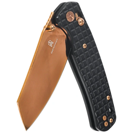 Nóż składany Bestechman Cicada's Wing Black Frag Stainless Steel, Bronze PVD 10Cr15MoV (BMK06-S-3)