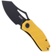 Nóż składany Kubey Ceyx Yellow G10, Darkwashed D2 (KU335C)