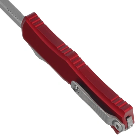 Nóż automatyczny OTF Microtech Hera II Mini D/E Merlot Aluminium, Apocalyptic M390MK by Tony and Sean Marfione (1702M-10APMR)