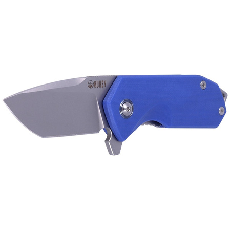 Nóż składany Kubey Knife Campe, Blue G10, Sandblast D2 (KU203D)
