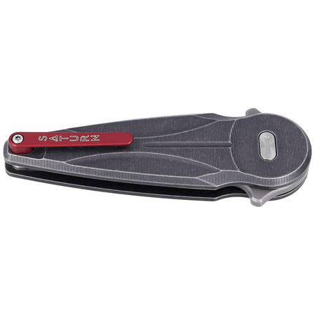 FOX Saturn Knife Black Aluminium, Stone washed N690Co by Denis Simonutti knife (FX-551 ALG)