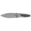 Rike Knife RK-Baidi-T-P/BCF Gray Titanium / Black Carbon Fiber, Bead Blasted M390