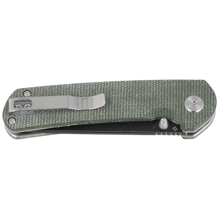 Bestech Sledgehammer Green Micarta, Black Stonewashed D2 knife (BG31B-2)