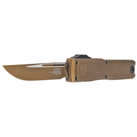 Microtech Ultratech Gen III ZBP S/E OTF Knife Cerakote Burnt Bronze Aluminum, Cerakote Burnt Bronze M390MK by Tony Marfione (1121-1UB-C19Z4)