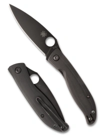 Spyderco Mantra 4 Knife Black G10, Black 8Cr13MoV by Eric Glesser (C274GBBKP)