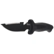 Mac Coltellerie Aquatys 2 Diving Knife Black PP-TPE, Black Idroglinder W 1.4116 (AQT12-2.N)
